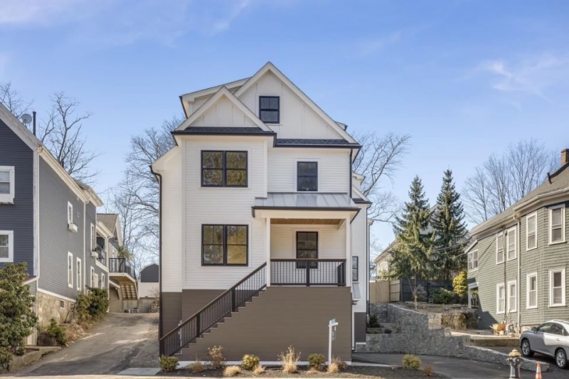 Brookline - new two-family home